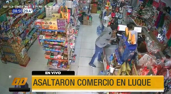 Así asaltaron un comercio en Luque | Telefuturo