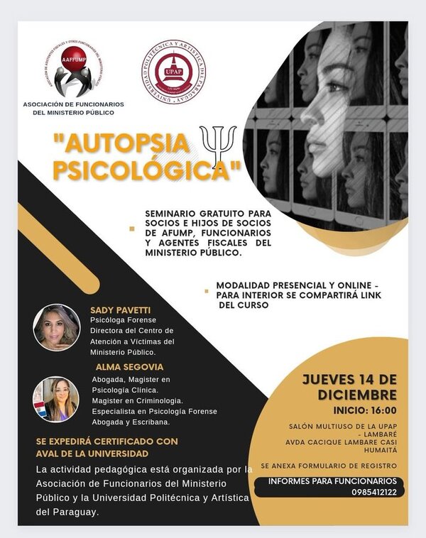Invitan a Seminario de “AUTOPSIA PSICOLÓGICA” - Portal Digital Cáritas Universidad Católica