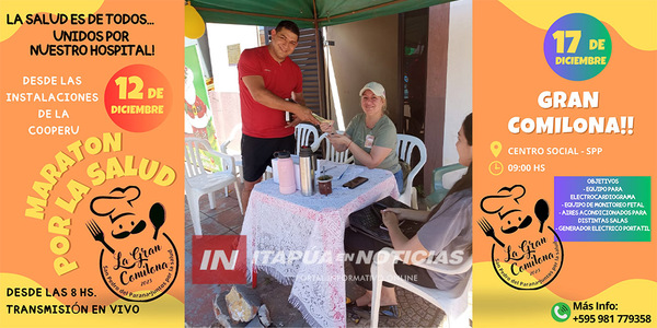 SE REALIZÓ LA GRAN MARATÓN PARA LA COMILONA POR LA SALUD DE SAN PEDRO DEL PNÁ. - Itapúa Noticias