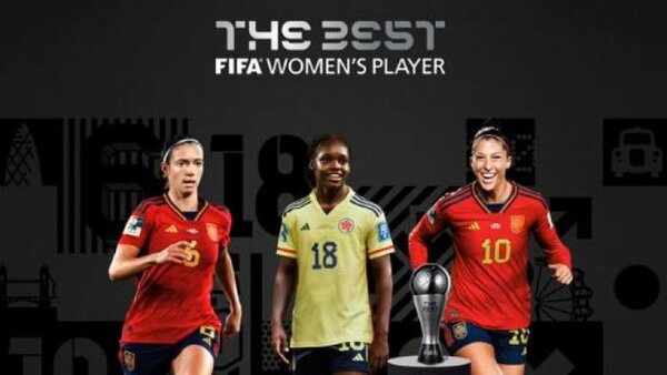 Bonmatí, Hermoso y Caicedo, finalistas a mejor jugadora del año