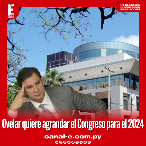 Ovelar quiere agrandar el Congreso para el 2024