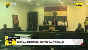 Video: Amplían imputación contra Dany Durand  - ABC Noticias - ABC Color
