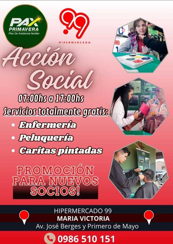 Última jornada de acción social del año de Pax Primavera en el barrio María Victoria - Radio Imperio 106.7 FM