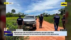 Video: reportan un violento intento de secuestro en San Pedro - ABC Noticias - ABC Color