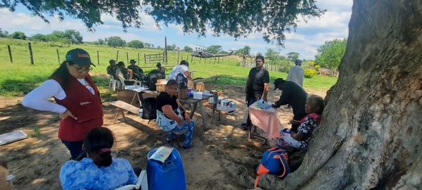 Salud Pública llevó asistencia a comunidad indígena Colonia 96
