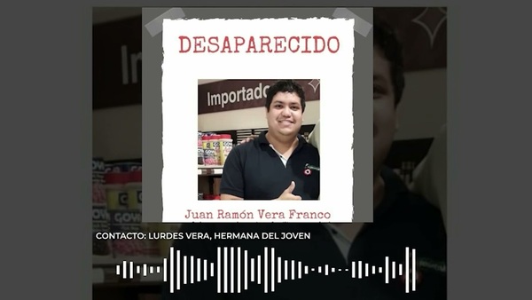 Desaparición de ciudadano: Familia pide colaboración y rápida acción de las autoridades