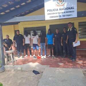 Detienen a 4 supuestos delincuentes en Yby Pohýi - Policiales - ABC Color