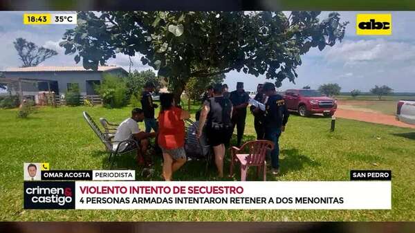 Video: cronología del violento intento de secuestro en San Pedro - Crimen y castigo - ABC Color