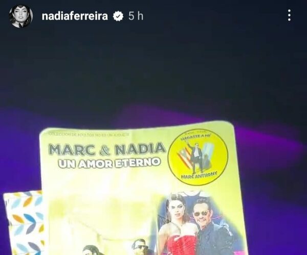 Nadia Ferreira llega hoy junto a su marido Marc Anthony