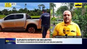 Video: Intento de secuestro en San Pedro - ABC Noticias - ABC Color