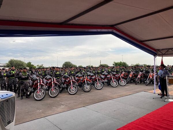 Taiwan donó 600 motocicletas para Grupo Lince