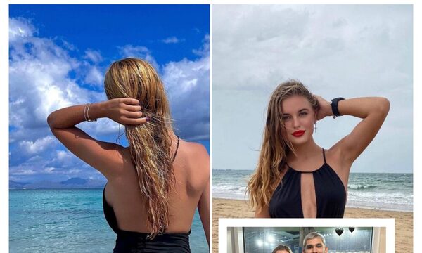 ¡Otra rubia que posó pegadito a la joya paraguaya del Brighton!
