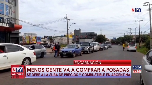 Suba de precios en Argentina reduce viajes de compras a Posadas - Noticias Paraguay