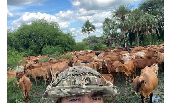 Tacuara Cardozo presumió su ganado