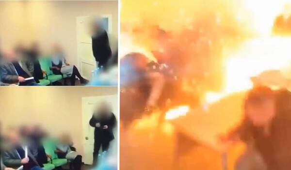 ¡Explotó tres granadas en vivo y en directo en plena sesión!: 1 muerto y heridos graves