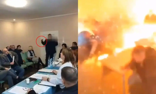 Diputado ucraniano detonó granadas durante una reunión y deja 26 heridos graves - Noticiero Paraguay