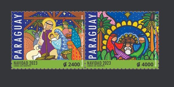 Correo Paraguayo presenta estampillas navideñas