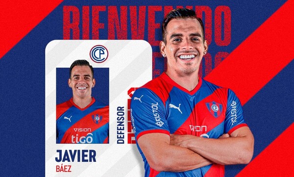 Primera incorporación: Cerro Porteño anunció la llegada de Javier Báez