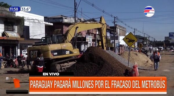 Paraguay condenado por el fracasado metrobús | Telefuturo
