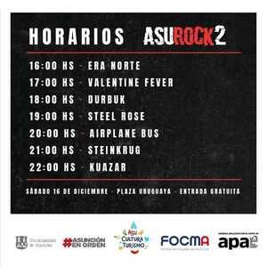 ASUROCK 2 se realiza mañana sábado en la Plaza Uruguaya