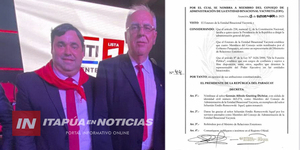 GERMÁN GNEITING: “VOY A TRABAJAR POR HONRAR LA CONFIANZA DEL PRESIDENTE Y MI HERMANO LUIS” - Itapúa Noticias