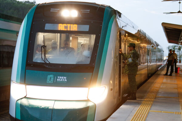 Viaje inaugural del Tren Maya concluye tras más de dos horas de viaje por el sur de México - MarketData