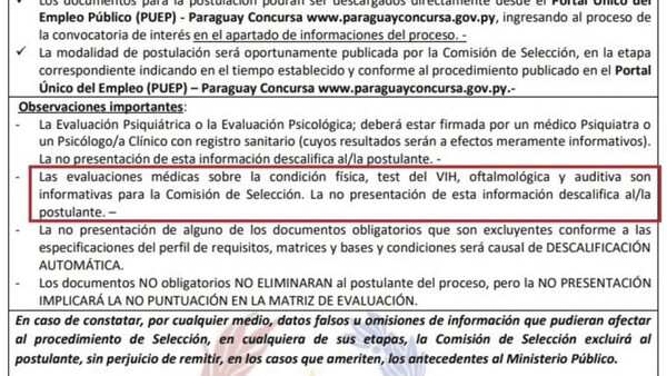 Justicia exige test de VIH para contratar a guardiácarceles