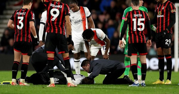 Versus / El capitán del Luton Town sufrió una descompensación cardíaca en pleno partido