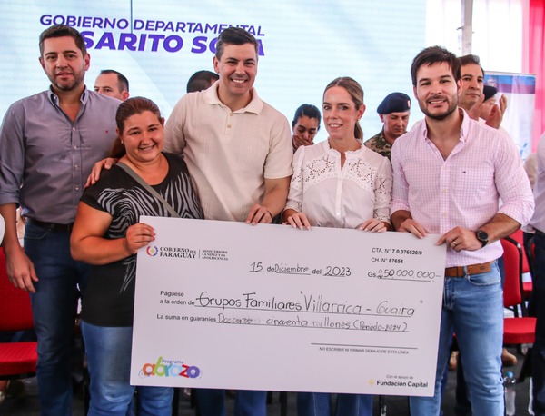Programa Abrazo destinará G. 250 millones para familias beneficiarias de Guairá durante el 2024 - ADN Digital