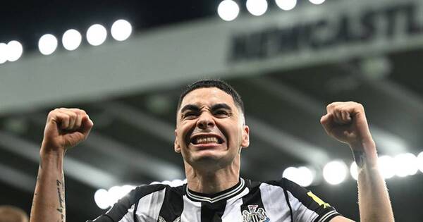 La Nación / Miggy festeja otro gol