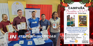 DIEGO AQUINO: “LANZAMOS UNA CAMPAÑA NAVIDEÑA A BENEFICIO DE PICHÉ ROGA” - Itapúa Noticias