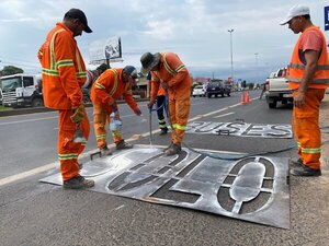 Queda habilitado carril único para buses en la Ruta PY03 (Transchaco) - .::Agencia IP::.