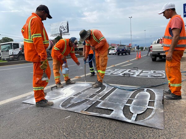 Queda habilitado carril único para buses en la Ruta PY03 (Transchaco) - .::Agencia IP::.