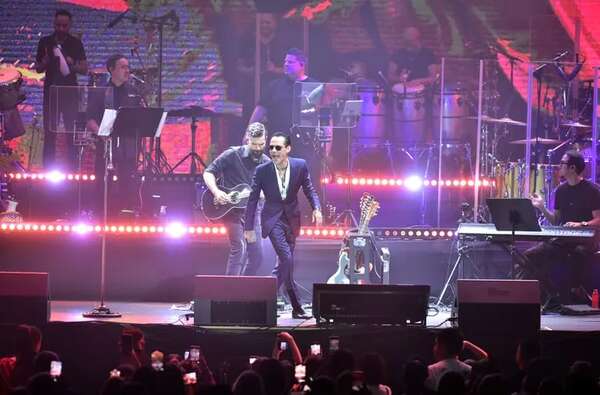 Marc Anthony recibe el calor paraguayo en una noche de fiesta en el SND Arena - Música - ABC Color
