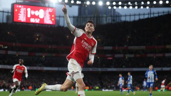 Gabriel Jesús y Havertz reactivan al Arsenal