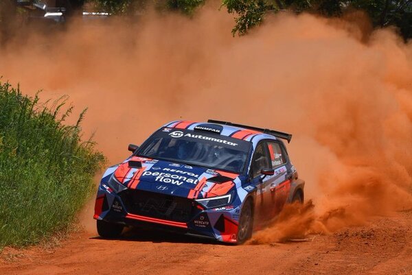 Fabrizio Zaldívar se consagra campeón nacional tras el rally de Paraguarí - La Tribuna