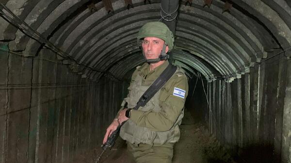 Ejército descubre el mayor túnel de Hamás a escasos metros de la frontera con Israel