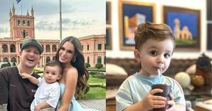 La Nación / “El más paraguayo”: Brunito, el bebé de Stephi Stegman, es fanático del tereré