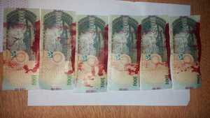 Más billetes entintados salen de otro cajero del BNF