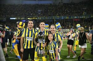 Versus / La felicidad del "Coyote" Rodríguez por el título conseguido con Rosario Central