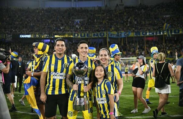 Versus / La felicidad del "Coyote" Rodríguez por el título conseguido con Rosario Central