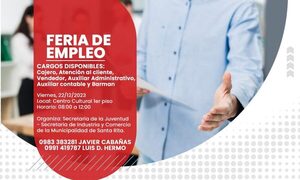 Preparan feria de empleo en Santa Rita