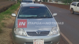 ASALTANTES ROBARON UN AUTOMÓVIL EN BELLA VISTA - Itapúa Noticias