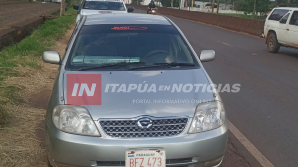 ASALTANTES ROBARON UN AUTOMÓVIL EN BELLA VISTA - Itapúa Noticias