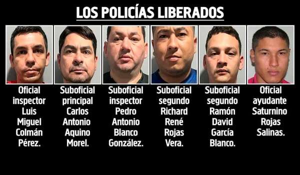 Liberan a policías que Riera dijo que iban a ser castigados ejemplarmente - Policiales - ABC Color