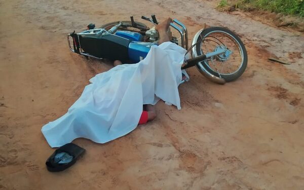 Motociclista fallece de forma súbita