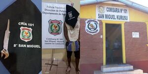 VECINOS REDUJERON A SUPUESTO LADRÓN EN CAMBYRETÁ - Itapúa Noticias