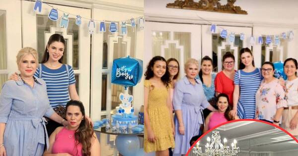 Diario HOY | Nadia Ferreira encabezó lujoso baby shower de su hermana en Asunción