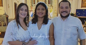 José Ayala: “Un día especial para nosotros. Se bautizó nuestra hermosa hija” - EPA