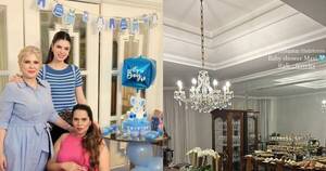 La Nación / ¡De lujo! Nadia Ferreira organizó baby shower para su hermana mayor